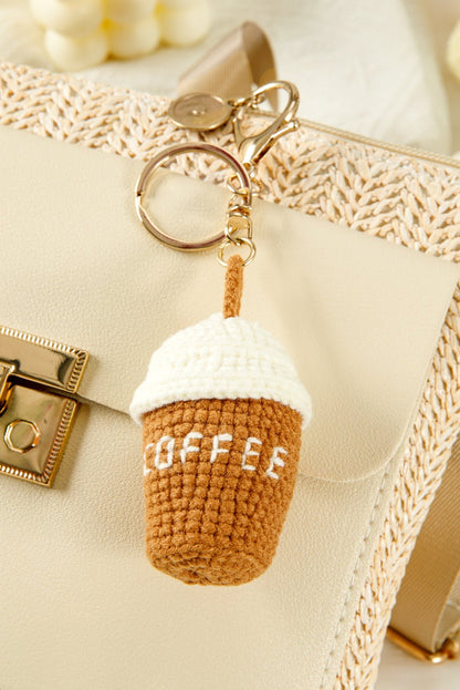 Lily Crochet Coffee Pendent Keychain - Hello Beautiful BoutiqueOther AccessoriesThreaded Pear