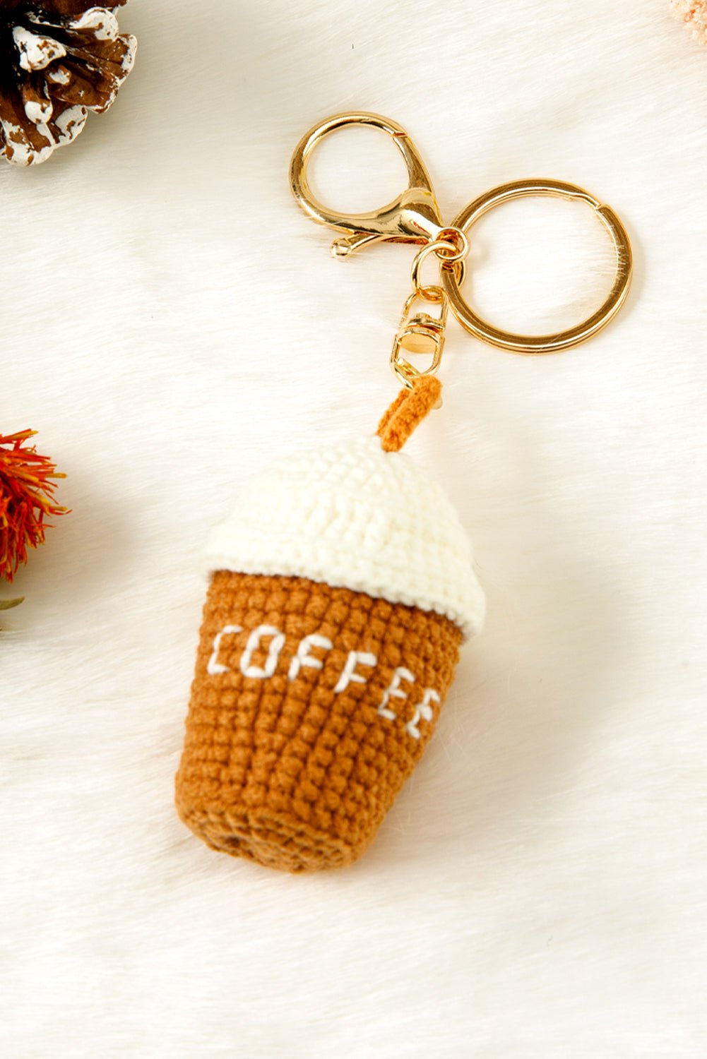 Lily Crochet Coffee Pendent Keychain - Hello Beautiful BoutiqueOther AccessoriesThreaded Pear