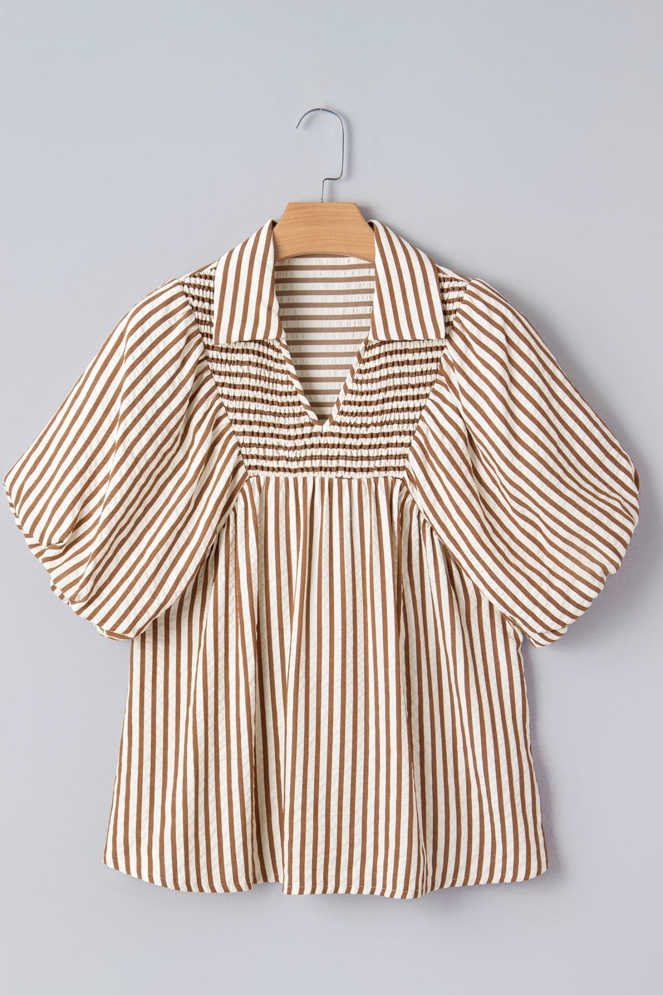Lina Short Puff Sleeve Blouse - Hello Beautiful BoutiqueBlouses & ShirtsThreaded Pear