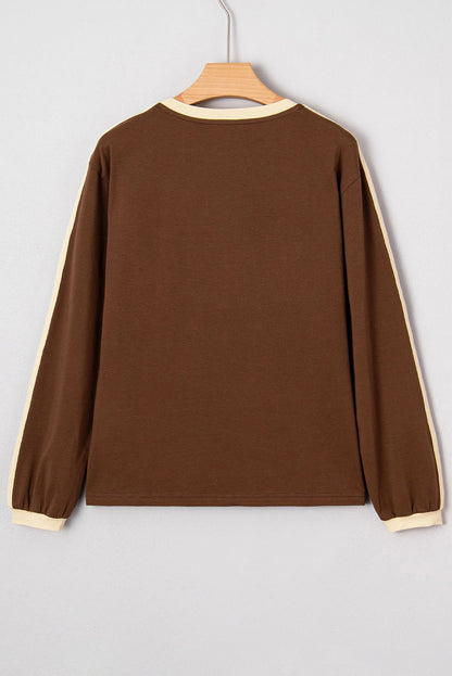 Lina Sleeve T Shirt Long Sleeve Top - Hello Beautiful BoutiqueLong Sleeve TopsThreaded Pear