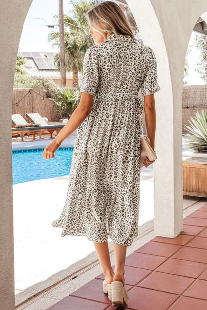 Lisa Puff Sleeve Long Dress - Hello Beautiful BoutiqueMidi DressesThreaded Pear