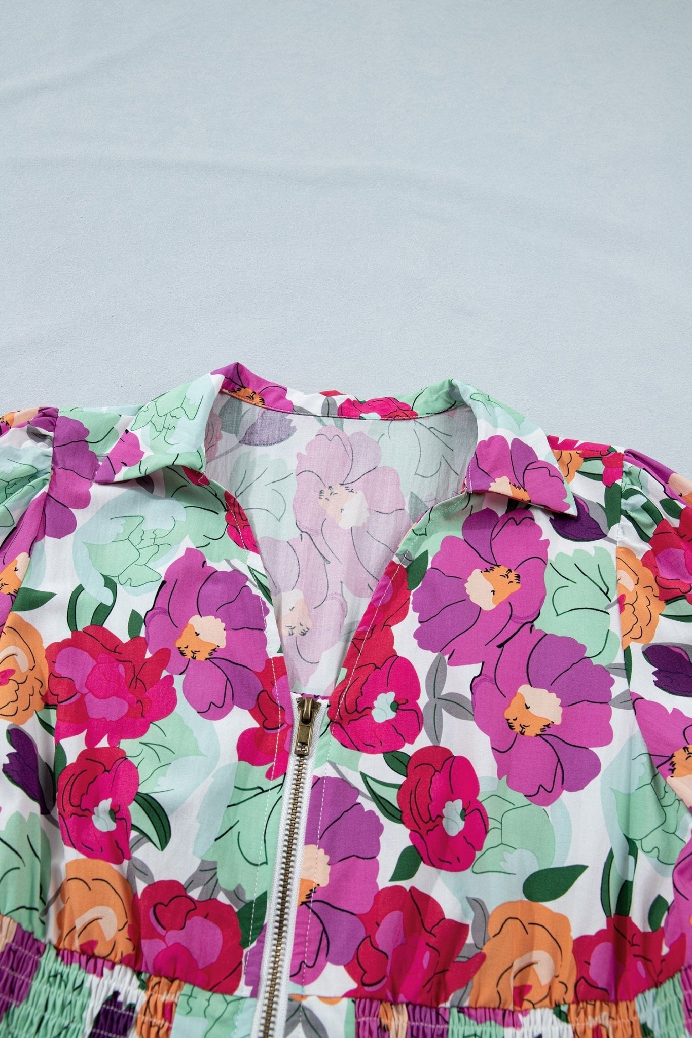Lisa Puffy Half Sleeve Dress - Hello Beautiful BoutiqueFloral DressesThreaded Pear