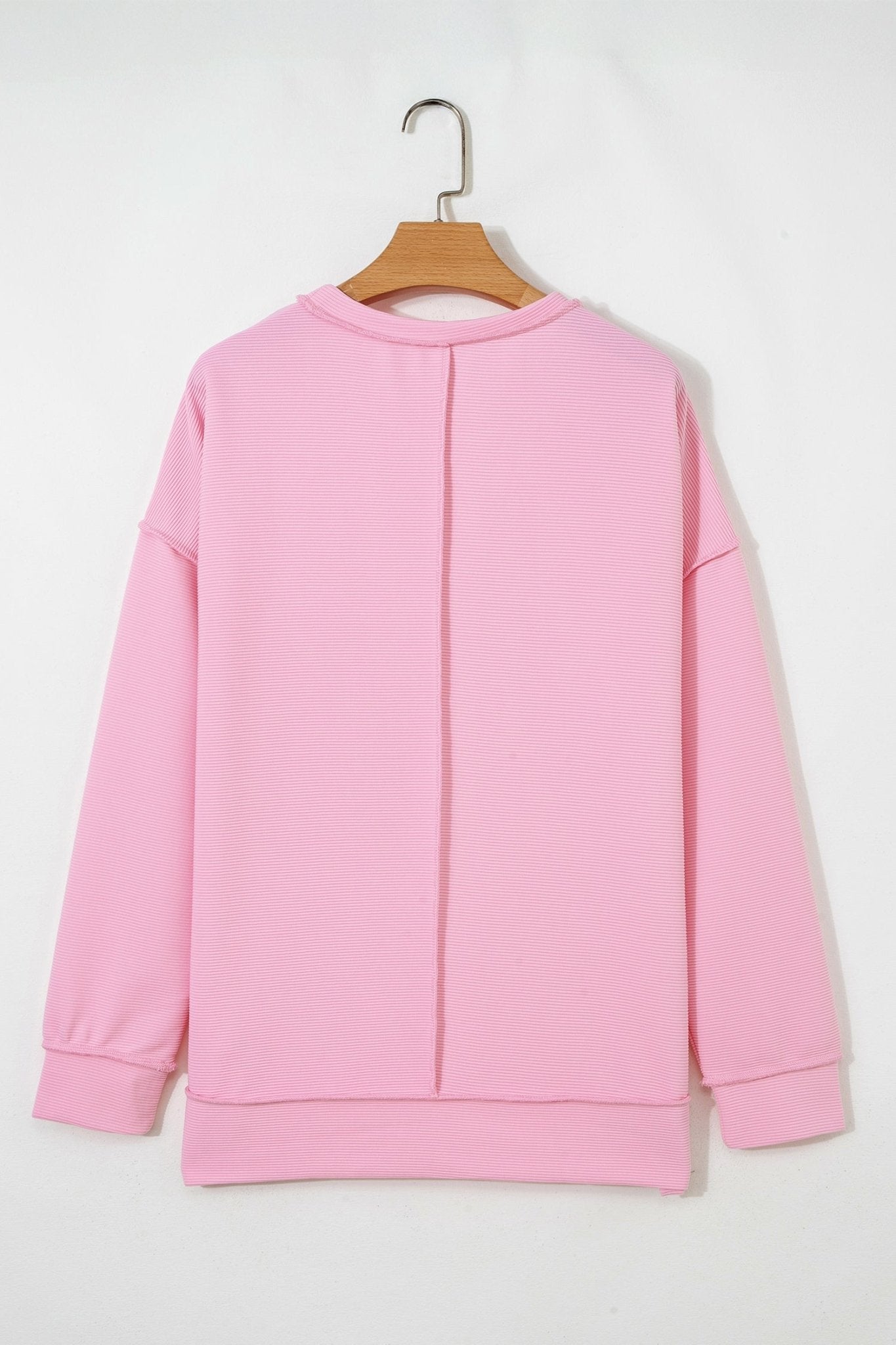 Liv Drop Shoulder Baggy Pullover - Hello Beautiful BoutiqueLong Sleeve TopsThreaded Pear