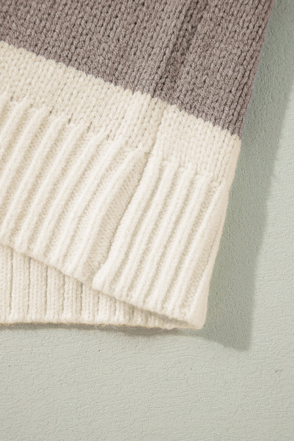 Livia Colorblock Loose Pullover Sweater - Hello Beautiful BoutiqueSweatersThreaded Pear