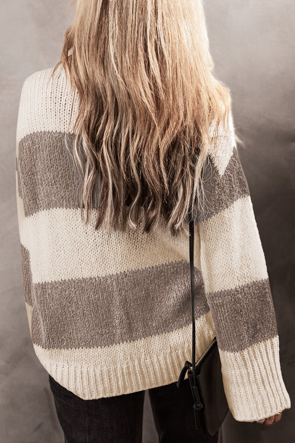 Livia Colorblock Loose Pullover Sweater - Hello Beautiful BoutiqueSweatersThreaded Pear