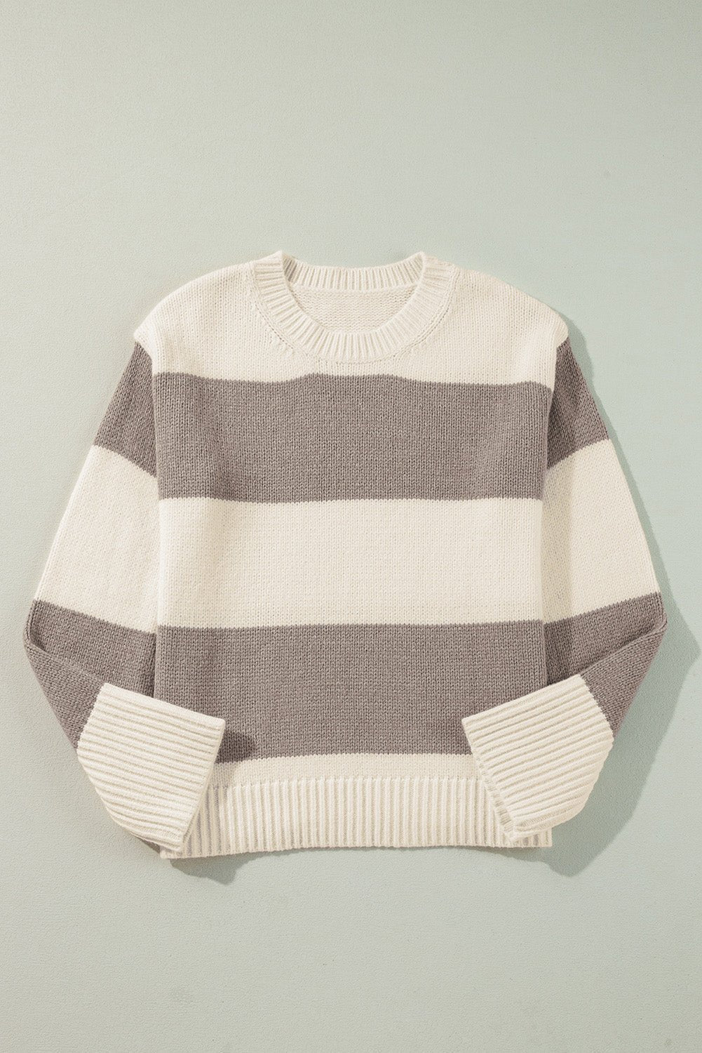 Livia Colorblock Loose Pullover Sweater - Hello Beautiful BoutiqueSweatersThreaded Pear