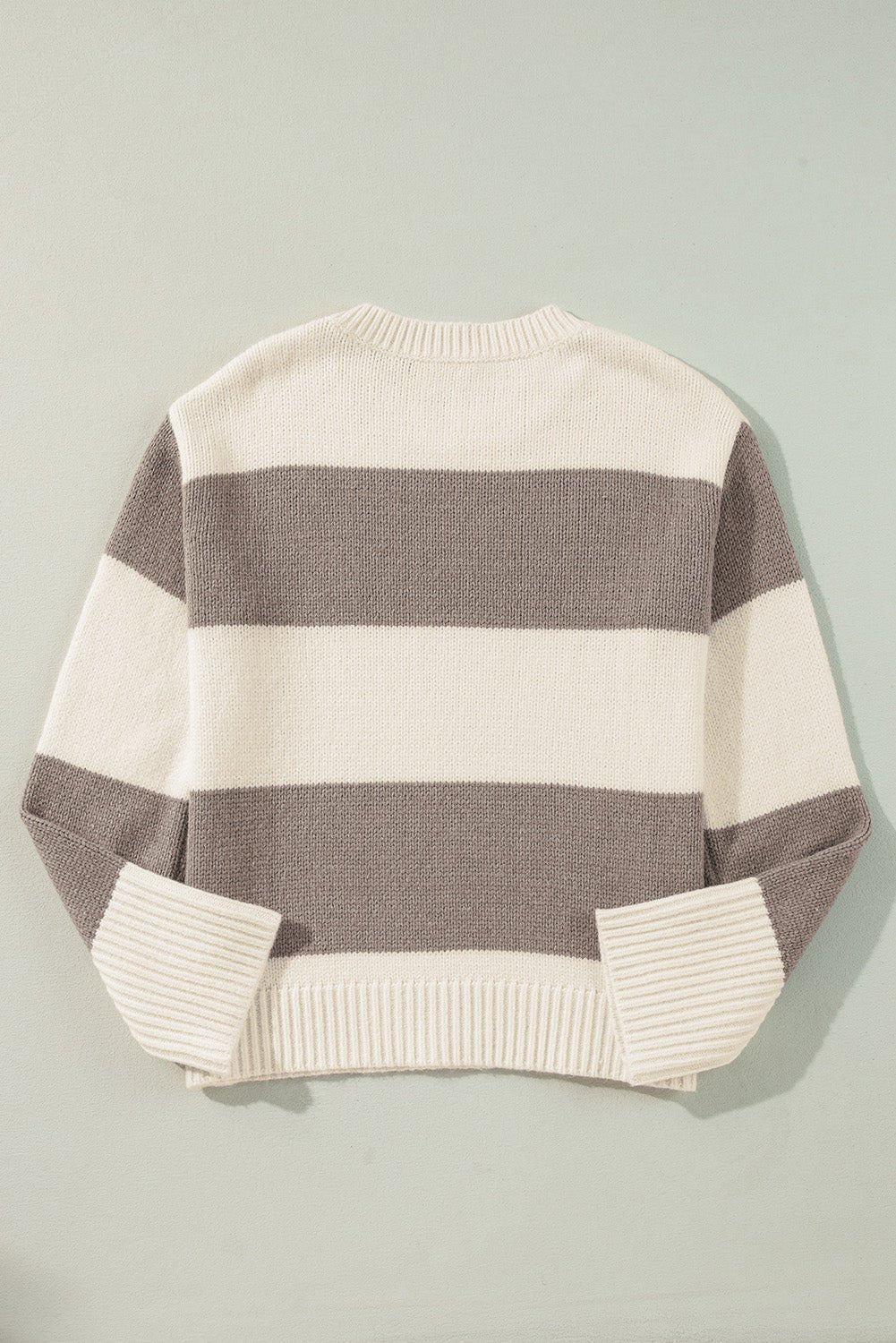 Livia Colorblock Loose Pullover Sweater - Hello Beautiful BoutiqueSweatersThreaded Pear