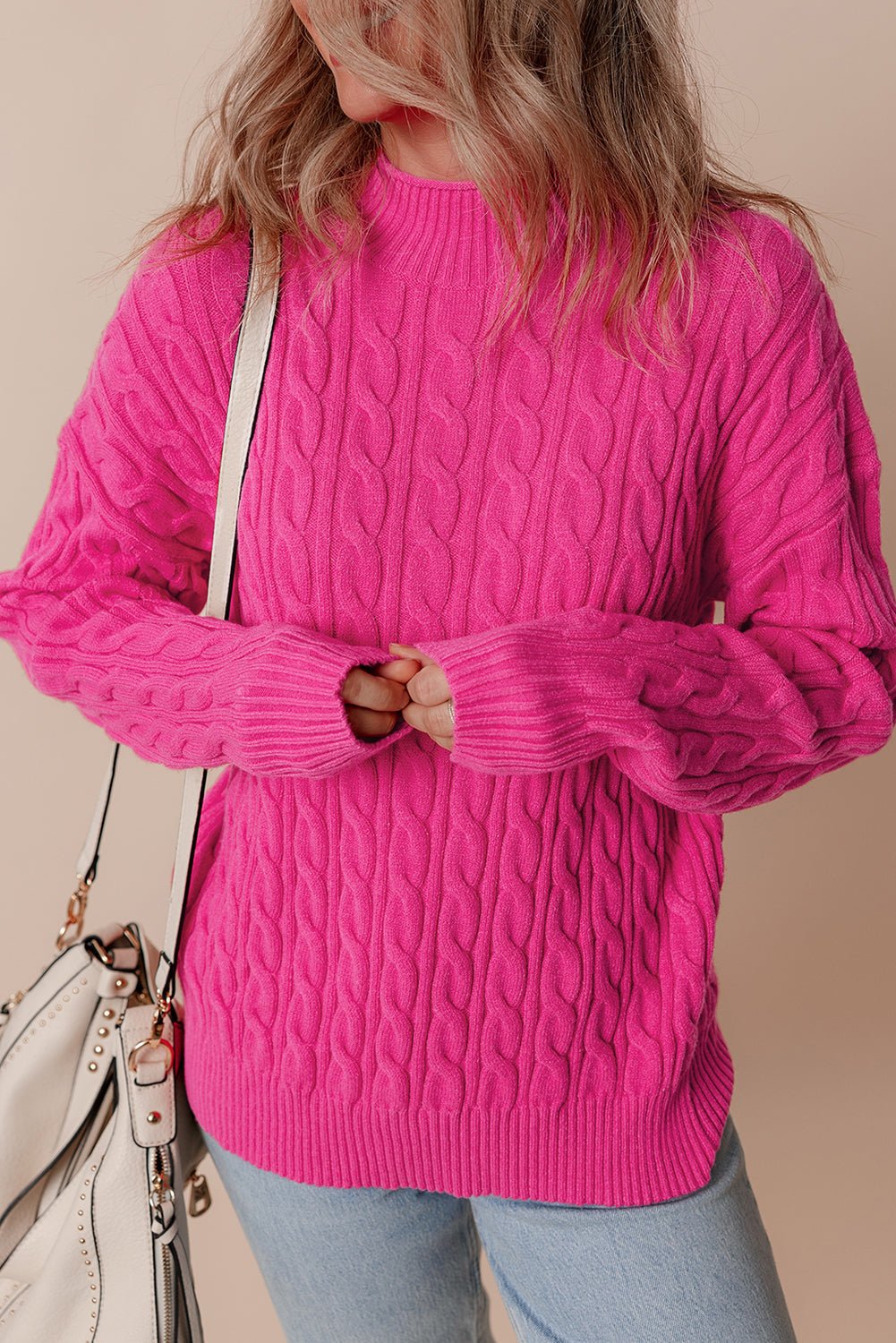 Lola High Drop Shoulder Sweater - Hello Beautiful Boutique20% OFFThreaded Pear