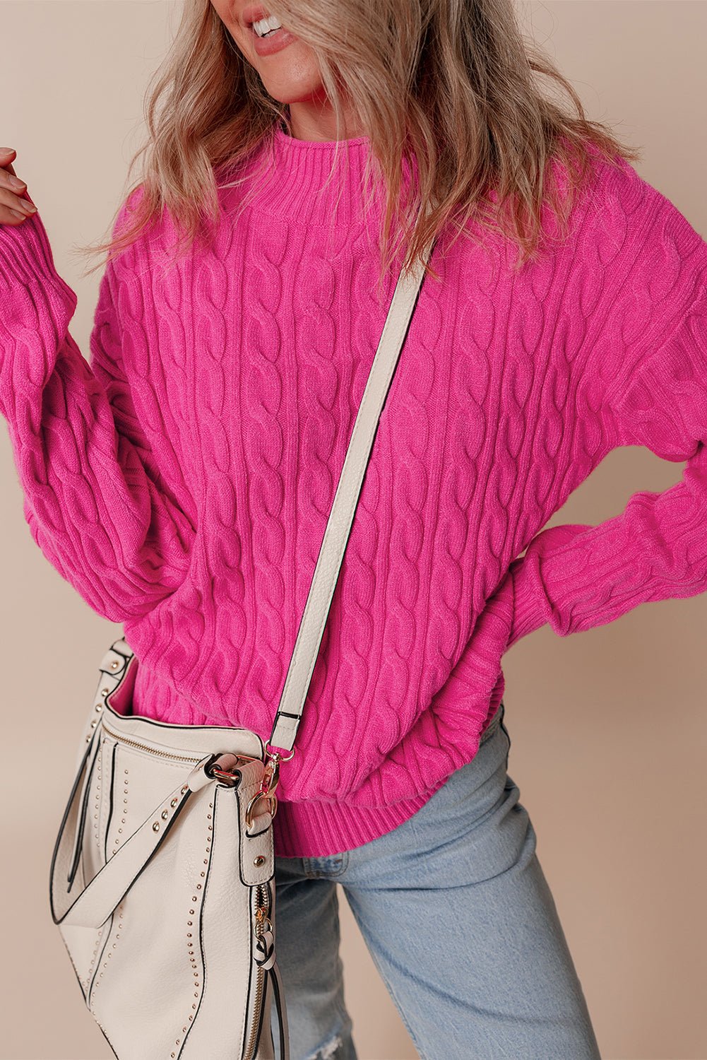 Lola High Drop Shoulder Sweater - Hello Beautiful Boutique20% OFFThreaded Pear
