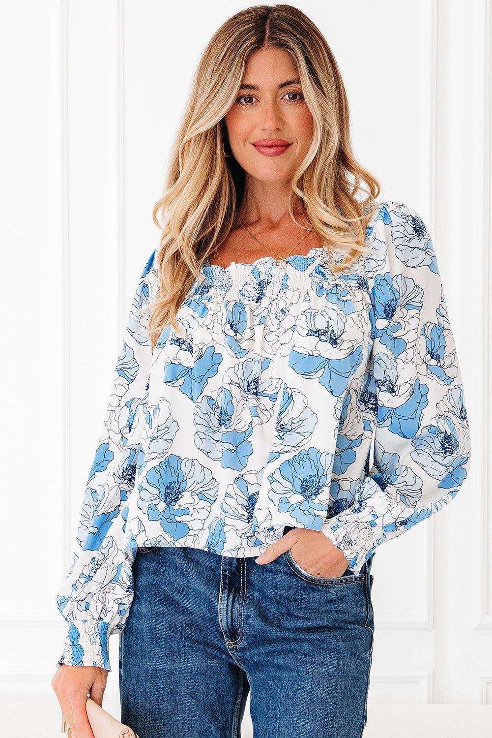 Lolakara Long Sleeve Blouse Long Sleeve Top - Hello Beautiful BoutiqueBlouses & ShirtsThreaded Pear