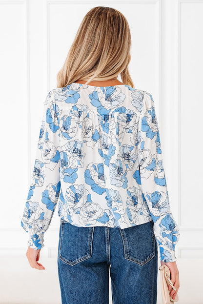 Lolakara Long Sleeve Blouse Long Sleeve Top - Hello Beautiful BoutiqueBlouses & ShirtsThreaded Pear