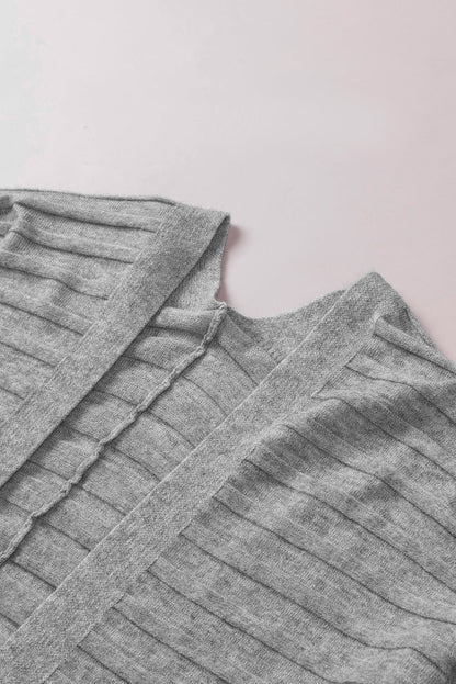 Lolatara Open Front Knit Cardigan - Hello Beautiful BoutiqueCardigansThreaded Pear