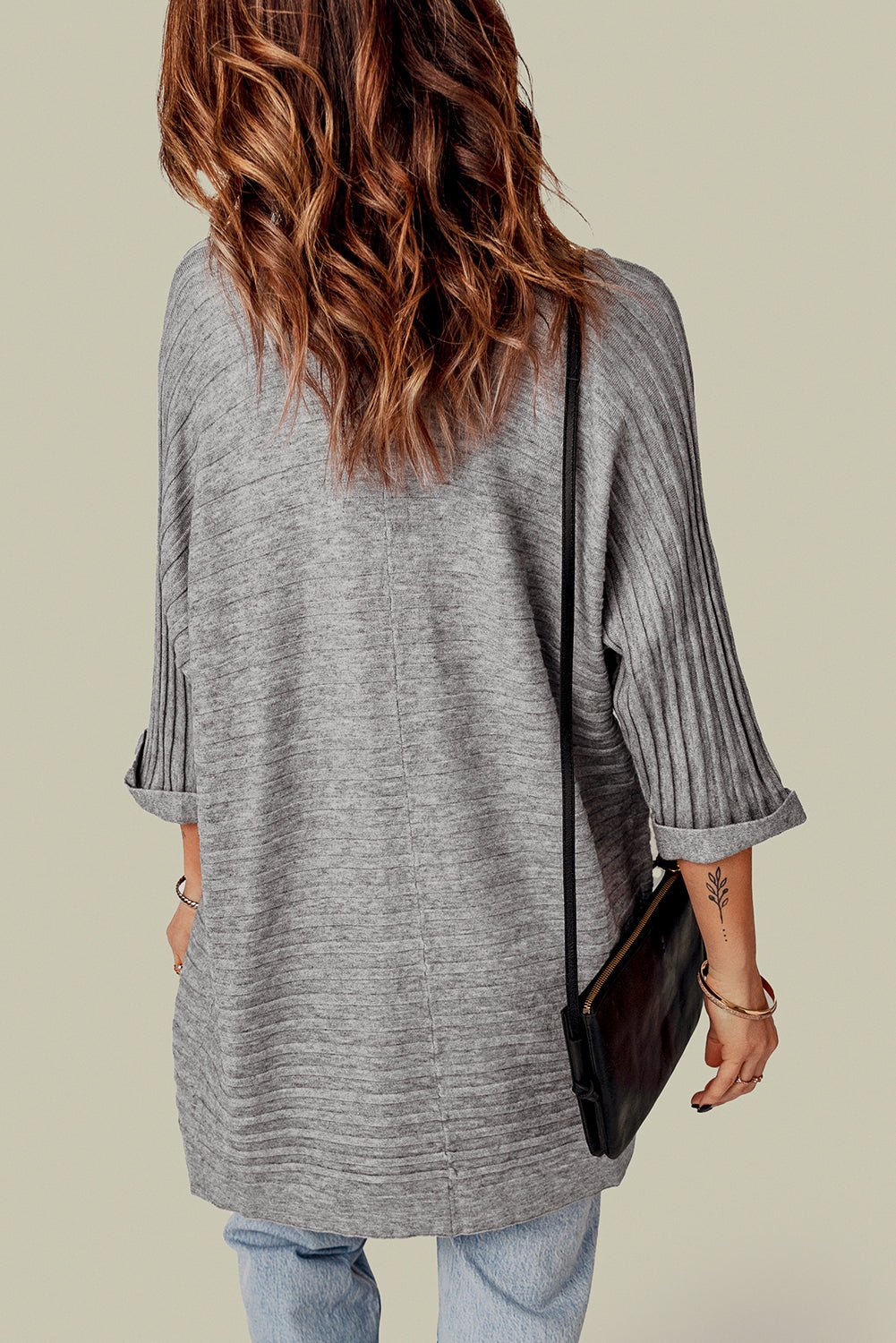 Lolatara Open Front Knit Cardigan - Hello Beautiful BoutiqueCardigansThreaded Pear