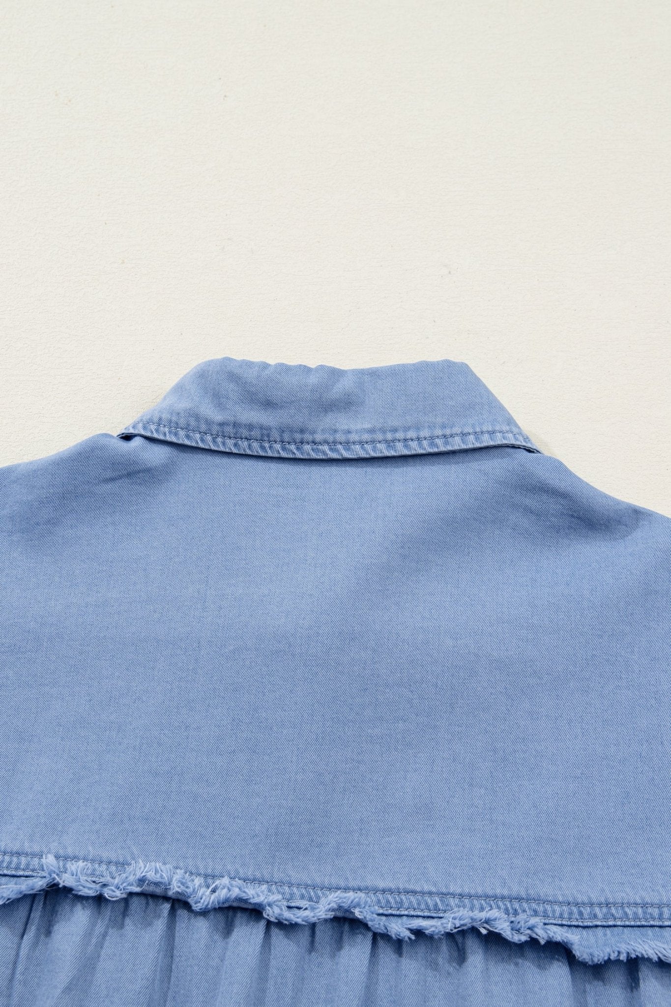 Londyn Bracelet Sleeve Chambray Shirt - Hello Beautiful BoutiqueBlouses & ShirtsThreaded Pear