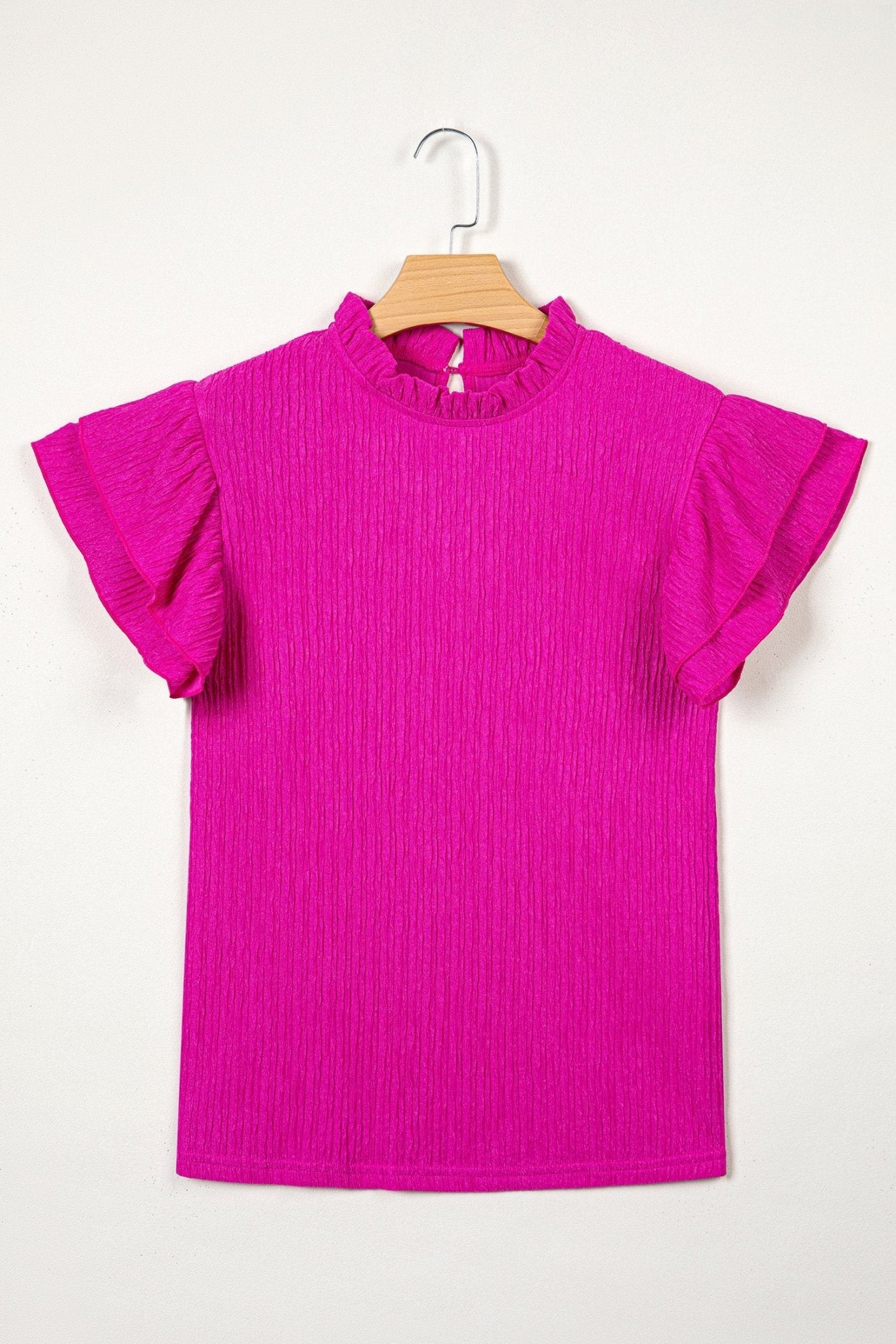 Londyn Trim Short Sleeve Blouse - Hello Beautiful BoutiqueBlouses & ShirtsThreaded Pear
