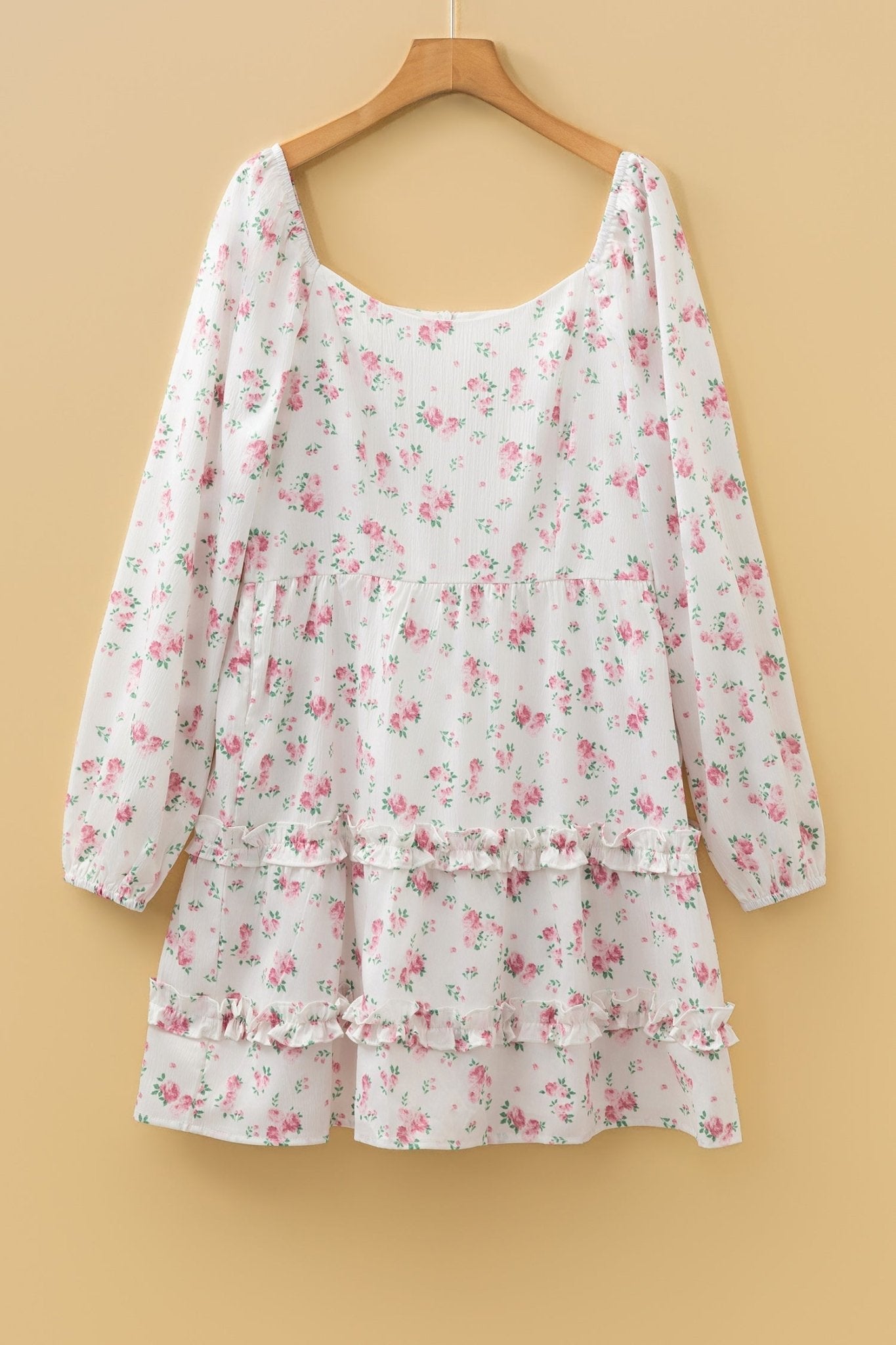 Lottie Detail Flared Mini Dress - Hello Beautiful BoutiqueFloral DressesThreaded Pear