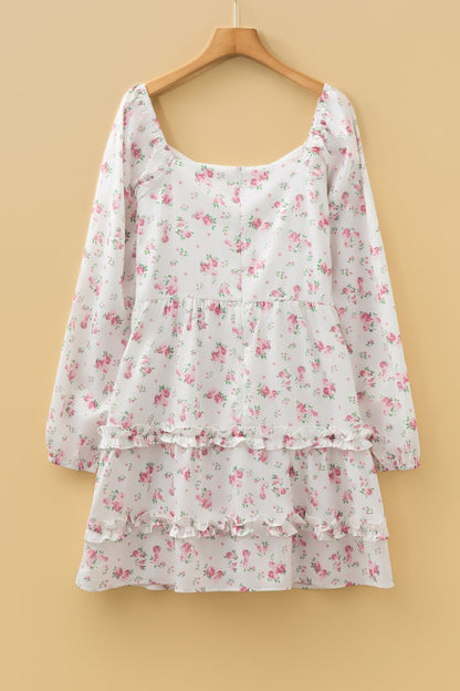 Lottie Detail Flared Mini Dress - Hello Beautiful BoutiqueFloral DressesThreaded Pear