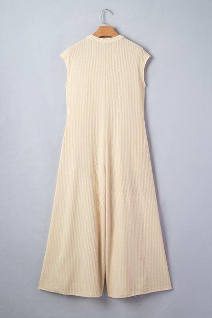 Louisa Knit Wide Leg Jumpsuit - Hello Beautiful BoutiqueJumpsuits & RompersThreaded Pear