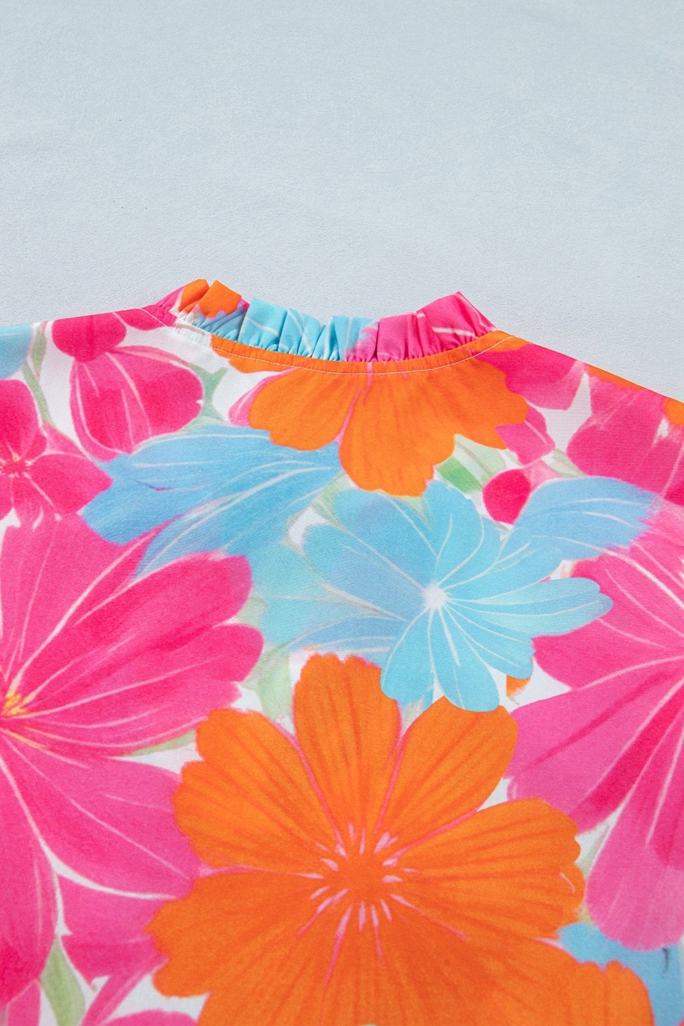 Louise Ruffle Trim Sleeveless Blouse - Hello Beautiful BoutiqueBlouses & ShirtsThreaded Pear