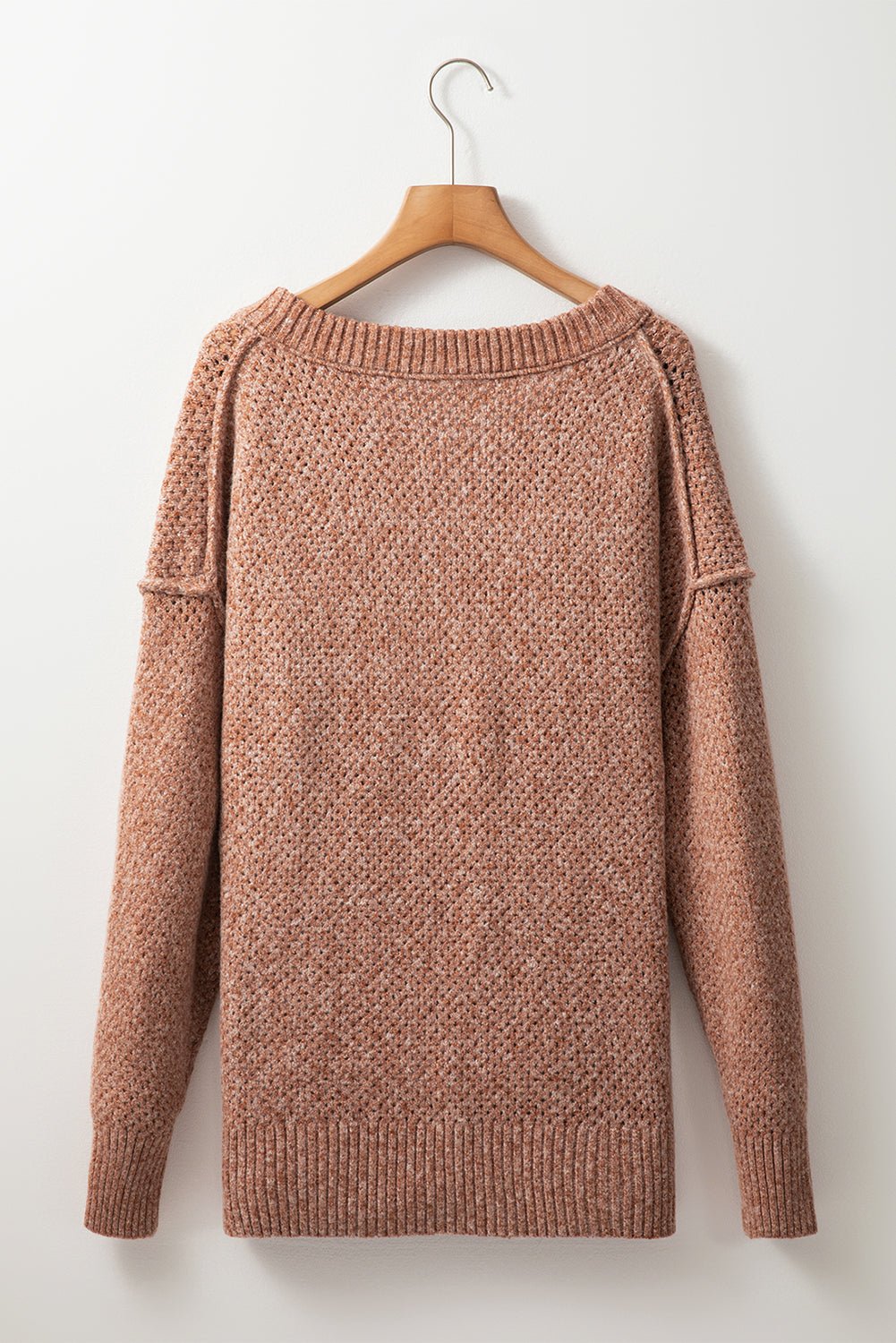Luciana Eyelet Drop Shoulder Sweater - Hello Beautiful Boutique20% OFFThreaded Pear