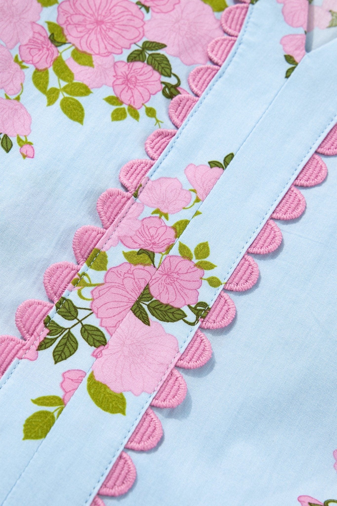 Lucy Print Scalloped Trim PLUS Dress - Hello Beautiful BoutiquePlus Size Maxi DressesThreaded Pear