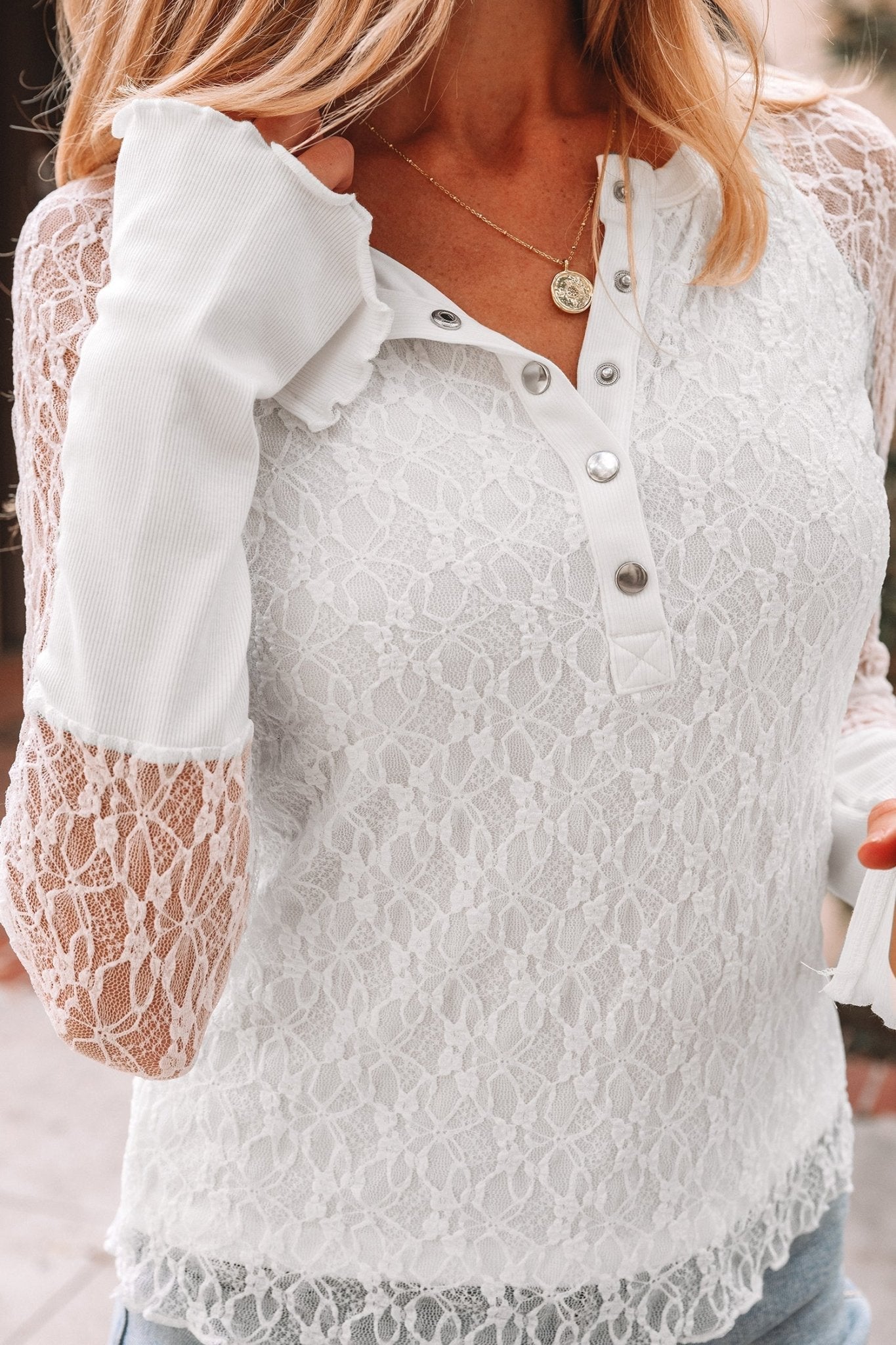 Luisa Slim Henley top Long Sleeve Top - Hello Beautiful BoutiqueLong Sleeve TopsThreaded Pear