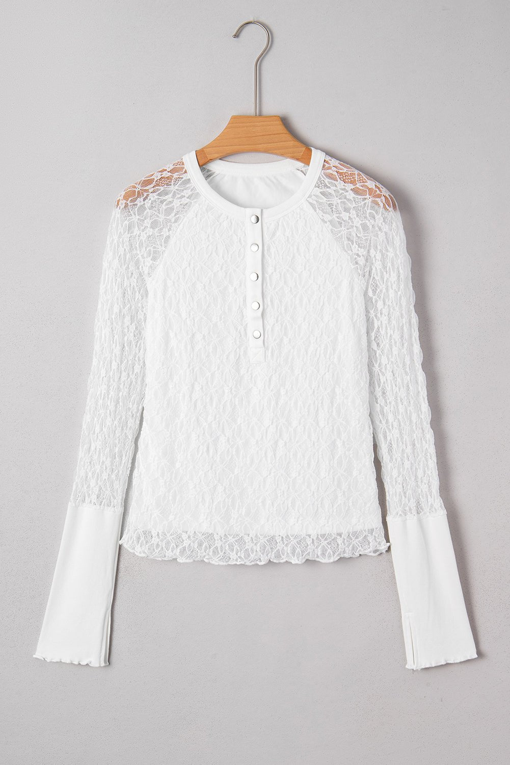 Luisa Slim Henley top Long Sleeve Top - Hello Beautiful BoutiqueLong Sleeve TopsThreaded Pear