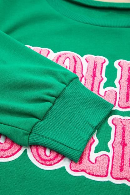 Luz Embroidered Christmas Holiday Sweatshirt - Hello Beautiful BoutiqueSweatshirts & HoodiesThreaded Pear