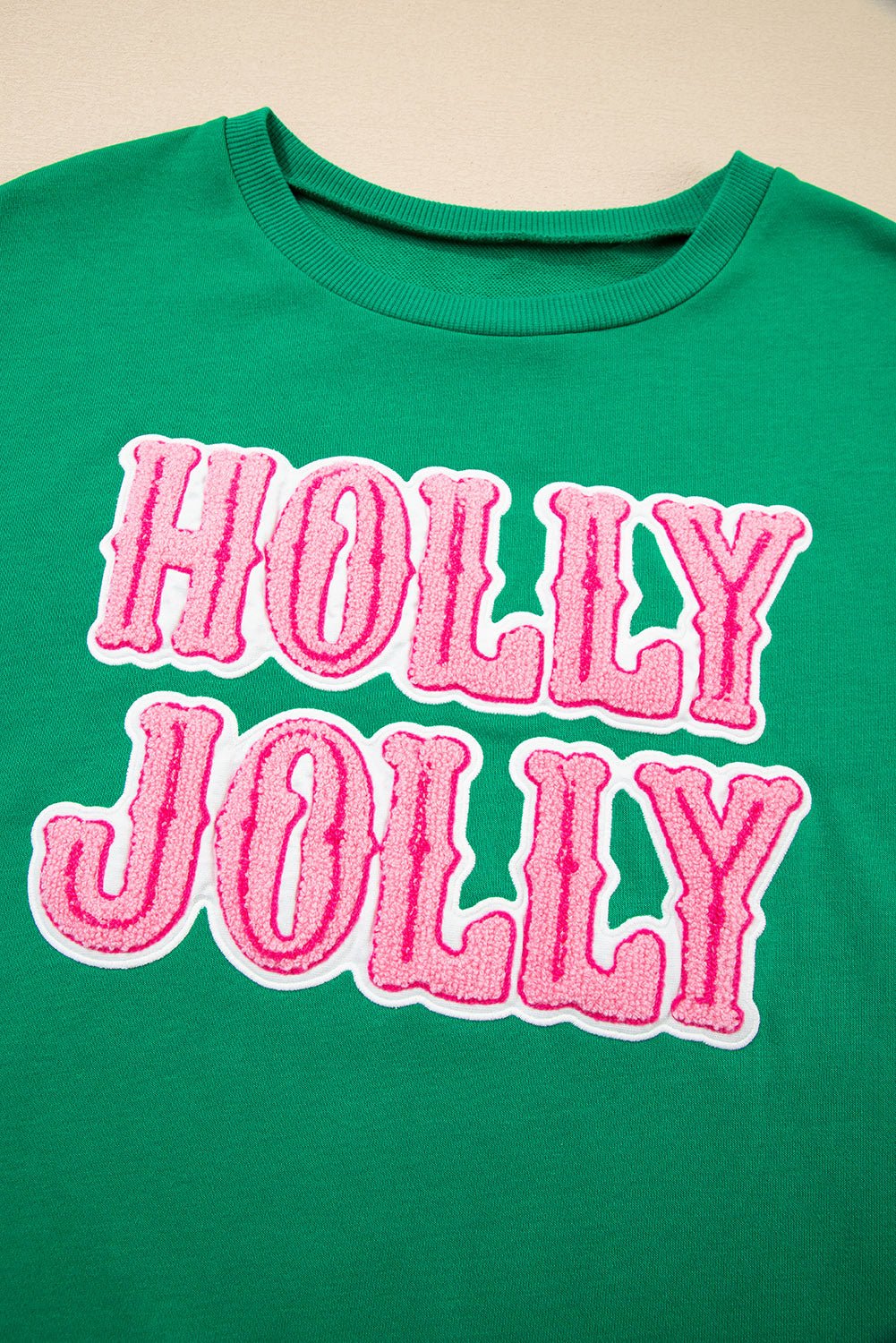 Luz Embroidered Christmas Holiday Sweatshirt - Hello Beautiful BoutiqueSweatshirts & HoodiesThreaded Pear