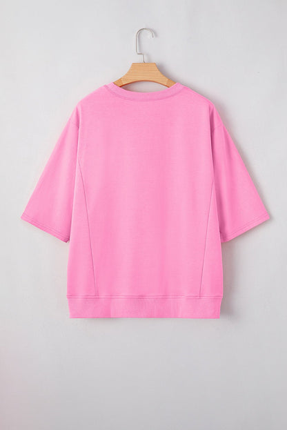Luz Half Sleeve Tunic Top - Hello Beautiful BoutiqueTops & TeesThreaded Pear