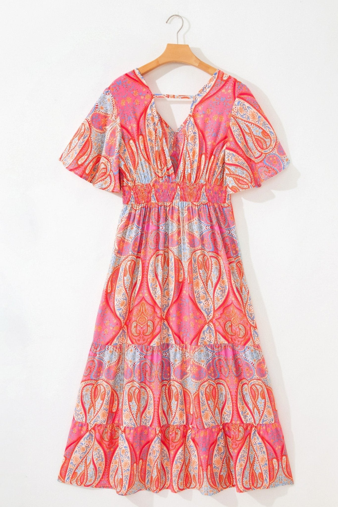 Luz Sleeve Boho Maxi Dress - Hello Beautiful BoutiqueFloral DressesThreaded Pear