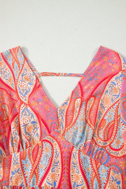 Luz Sleeve Boho Maxi Dress - Hello Beautiful BoutiqueFloral DressesThreaded Pear
