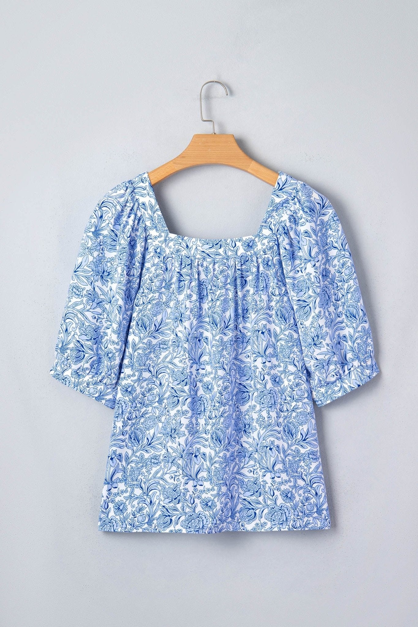 Lyanna Sleeve Pleated Floral Blouse - Hello Beautiful BoutiqueBlouses & ShirtsThreaded Pear