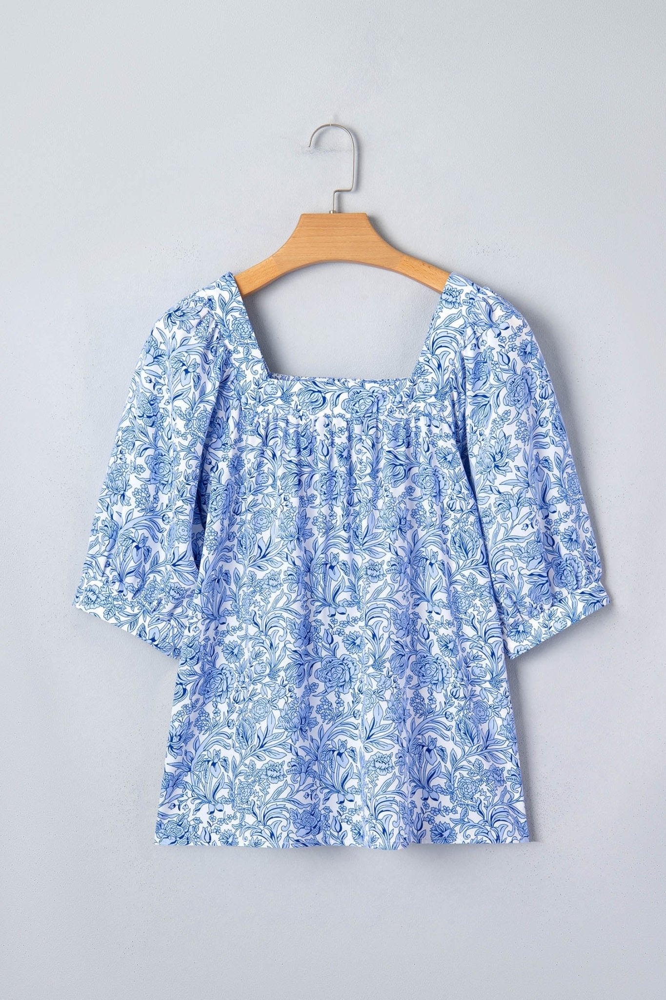 Lyanna Sleeve Pleated Floral Blouse - Hello Beautiful BoutiqueBlouses & ShirtsThreaded Pear