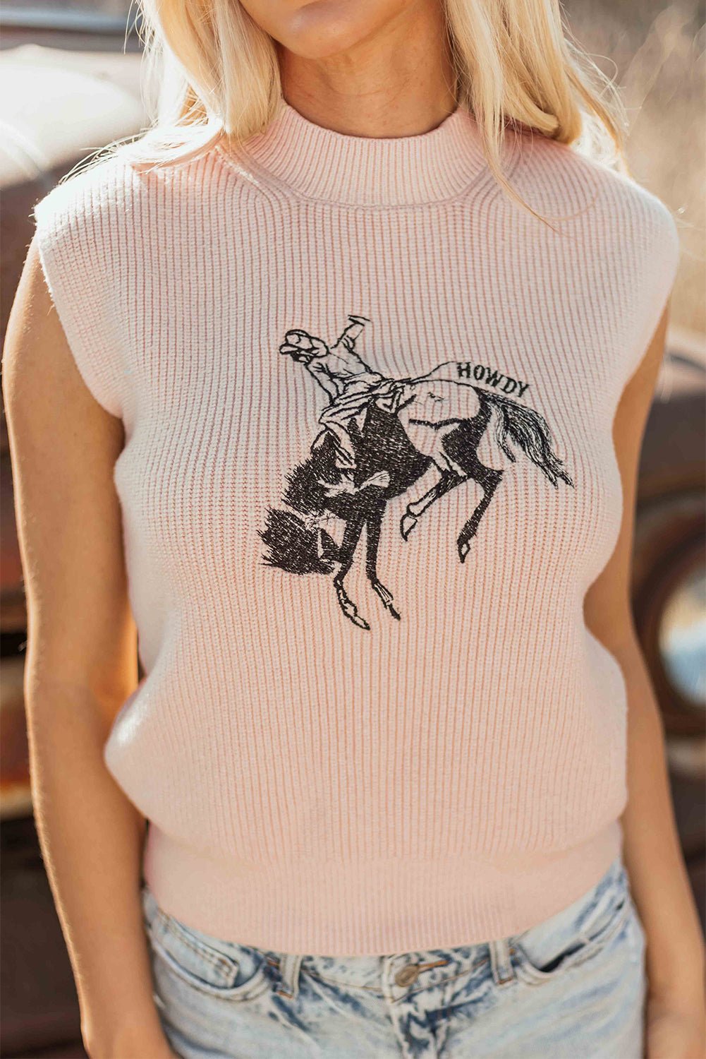 Lydia High Short Sleeve Sweater - Hello Beautiful BoutiqueSweater VestsThreaded Pear