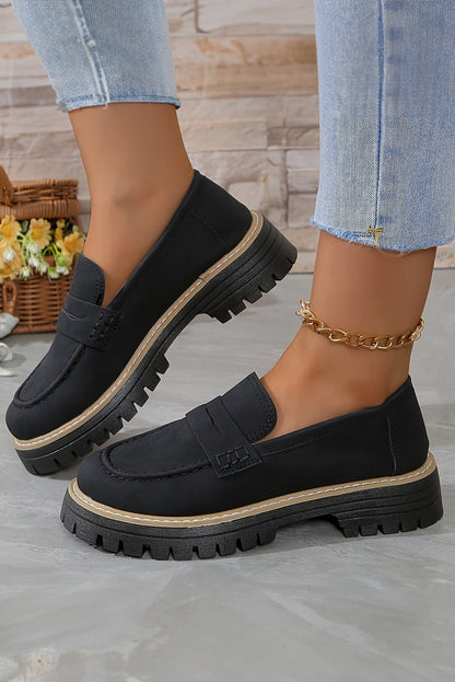 Lyra Slip On Chunky Loafers - Hello Beautiful BoutiqueWomens ShoesThreaded Pear