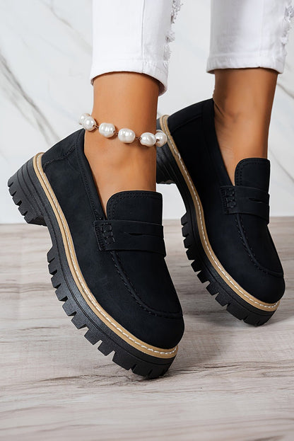 Lyra Slip On Chunky Loafers - Hello Beautiful BoutiqueWomens ShoesThreaded Pear