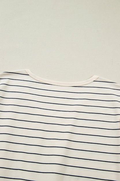 Mabel Stripe Drawstring Tunic Tank - Hello Beautiful BoutiqueMini DressesThreaded Pear