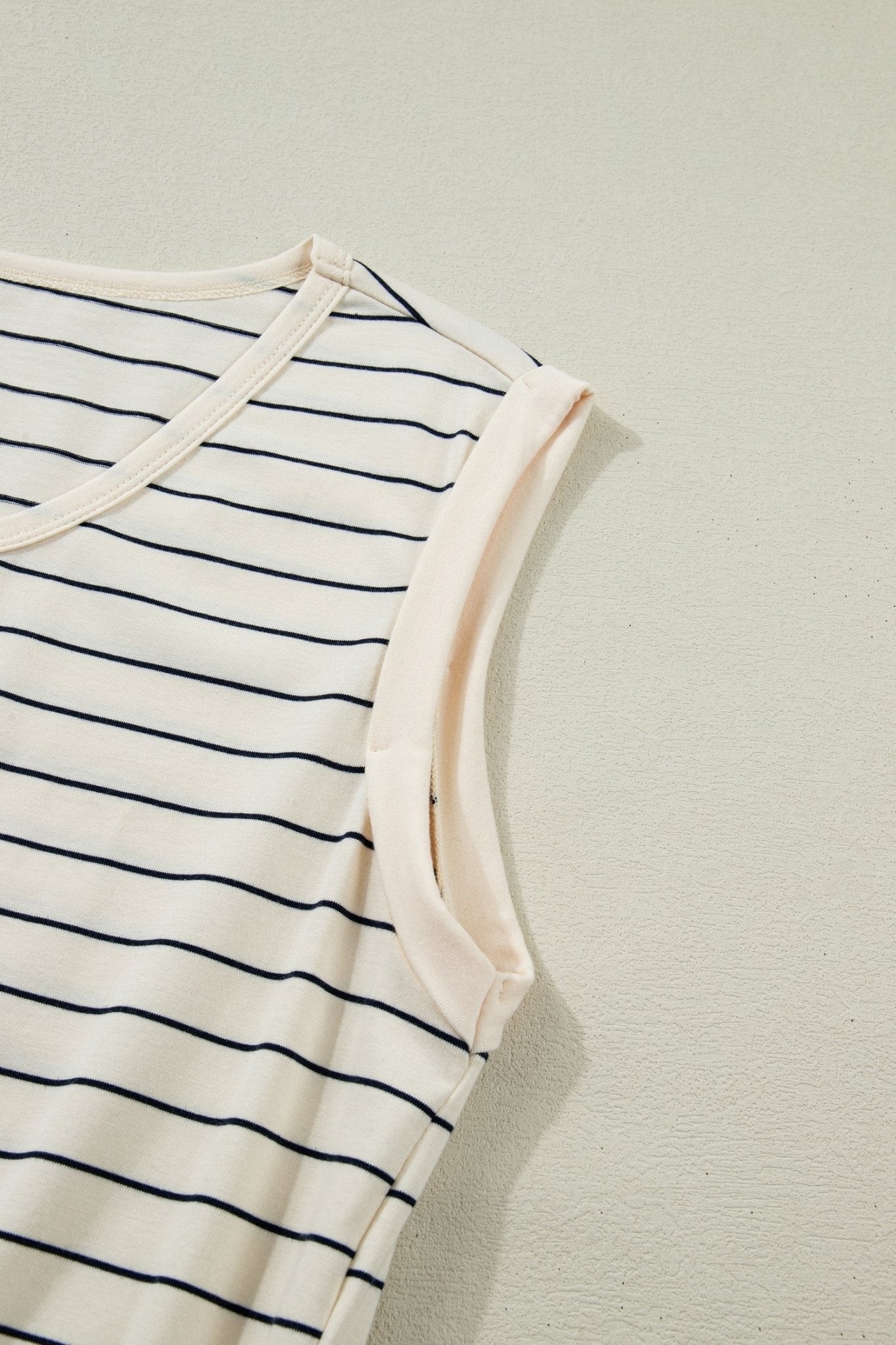 Mabel Stripe Drawstring Tunic Tank - Hello Beautiful BoutiqueMini DressesThreaded Pear