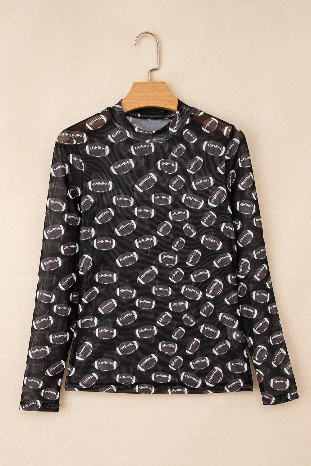 Maci Rugby Mesh Sheer Long Sleeve Top - Hello Beautiful Boutique15% OFFThreaded Pear