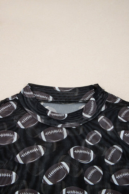 Maci Rugby Mesh Sheer Long Sleeve Top - Hello Beautiful Boutique15% OFFThreaded Pear