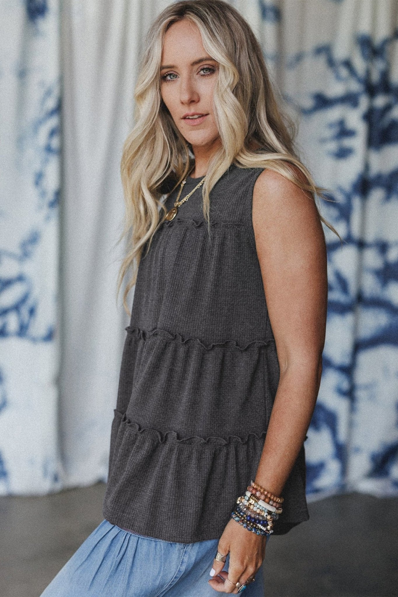 Macie a Line Tank Top - Hello Beautiful BoutiqueTank TopsThreaded Pear