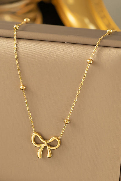 Macie Pendant Plated Choker Necklace - Hello Beautiful BoutiqueJewelryThreaded Pear