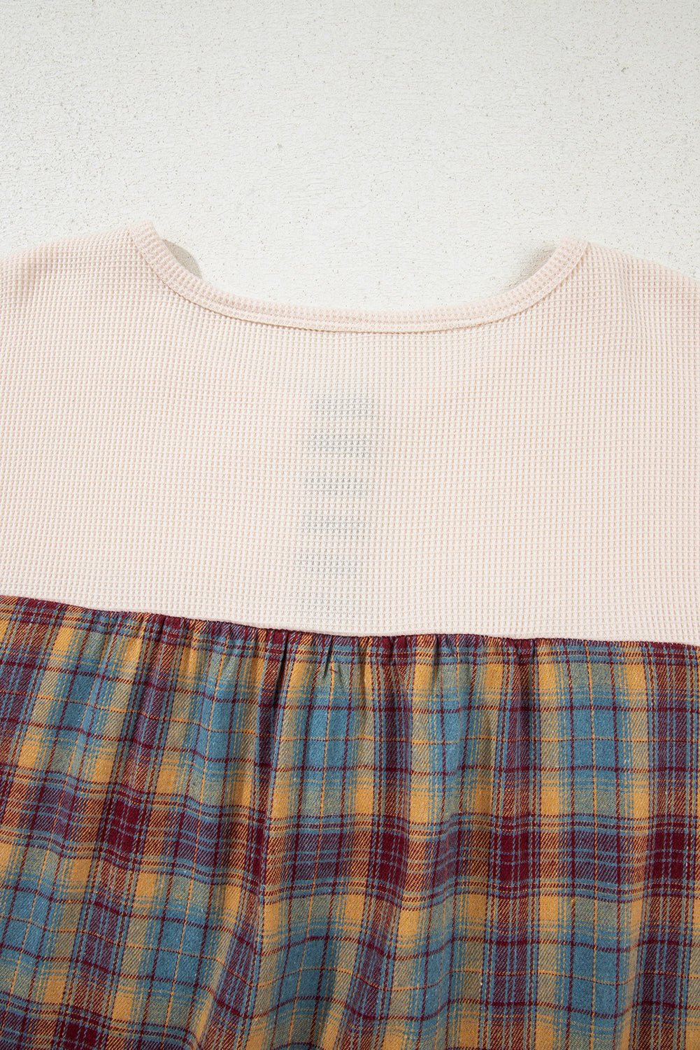 Mackenzie Plaid Patchwork Half PLUS Pullover - Hello Beautiful Boutique15% OFFThreaded Pear