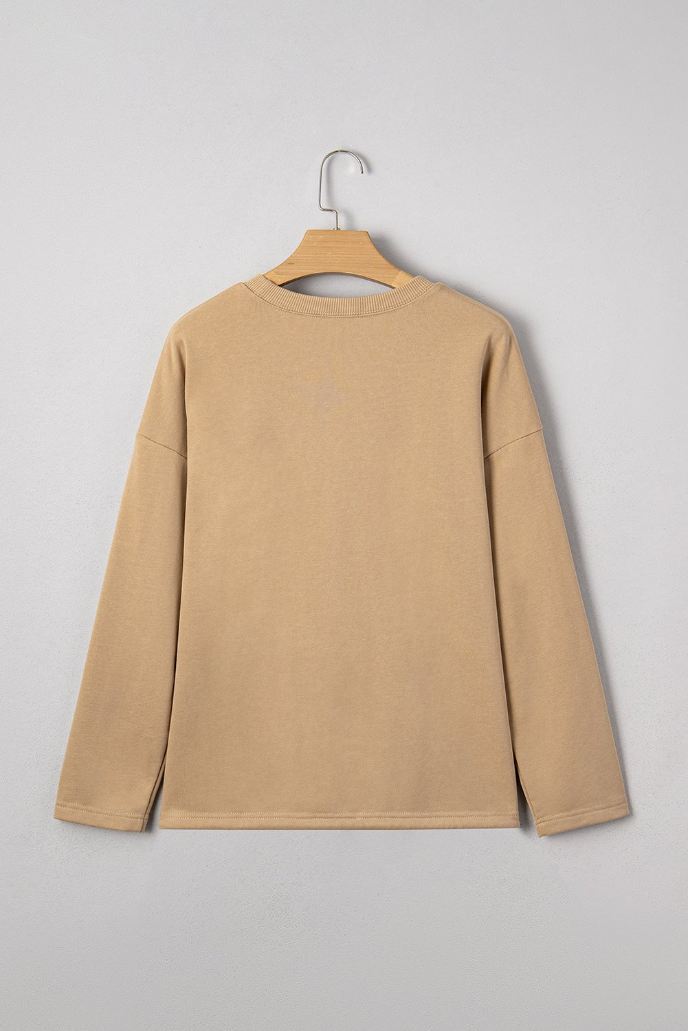Macy Drawstring Hemline Oversize Long Sleeve Top - Hello Beautiful BoutiqueLong Sleeve TopsThreaded Pear