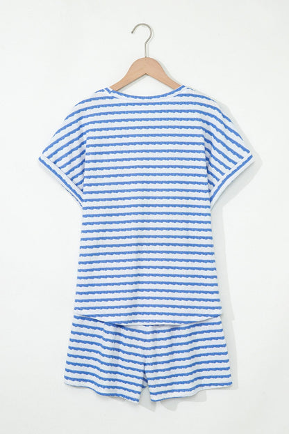 Madalyn Knitted Short Sleeve Top - Hello Beautiful BoutiqueShort SetsThreaded Pear