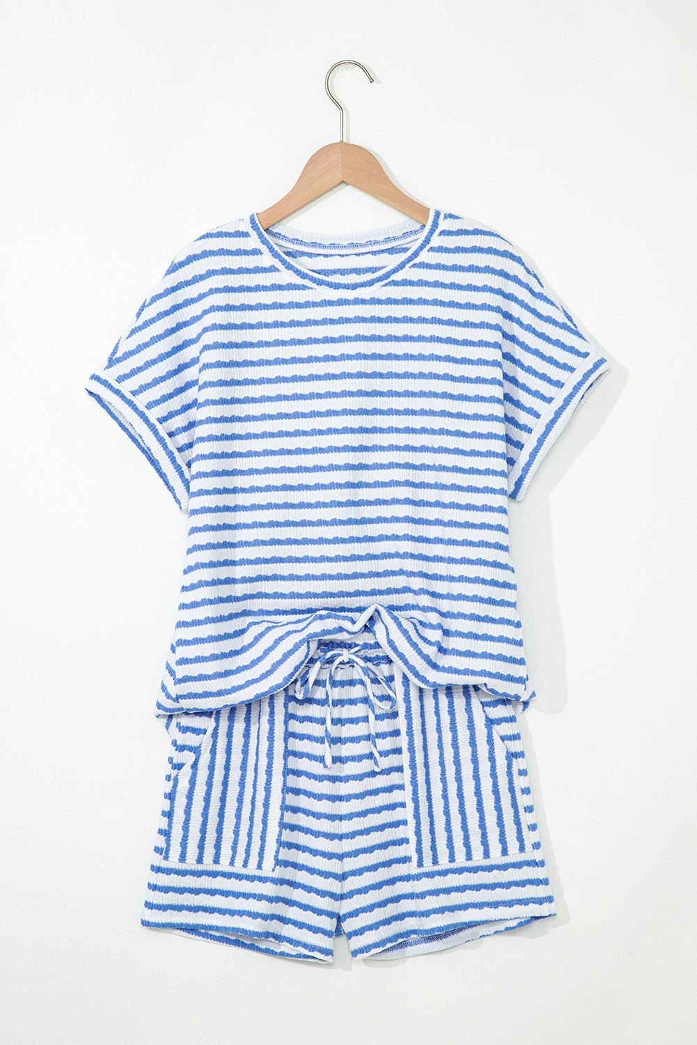 Madalyn Knitted Short Sleeve Top - Hello Beautiful BoutiqueShort SetsThreaded Pear