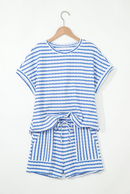 Madalyn Knitted Short Sleeve Top - Hello Beautiful BoutiqueShort SetsThreaded Pear