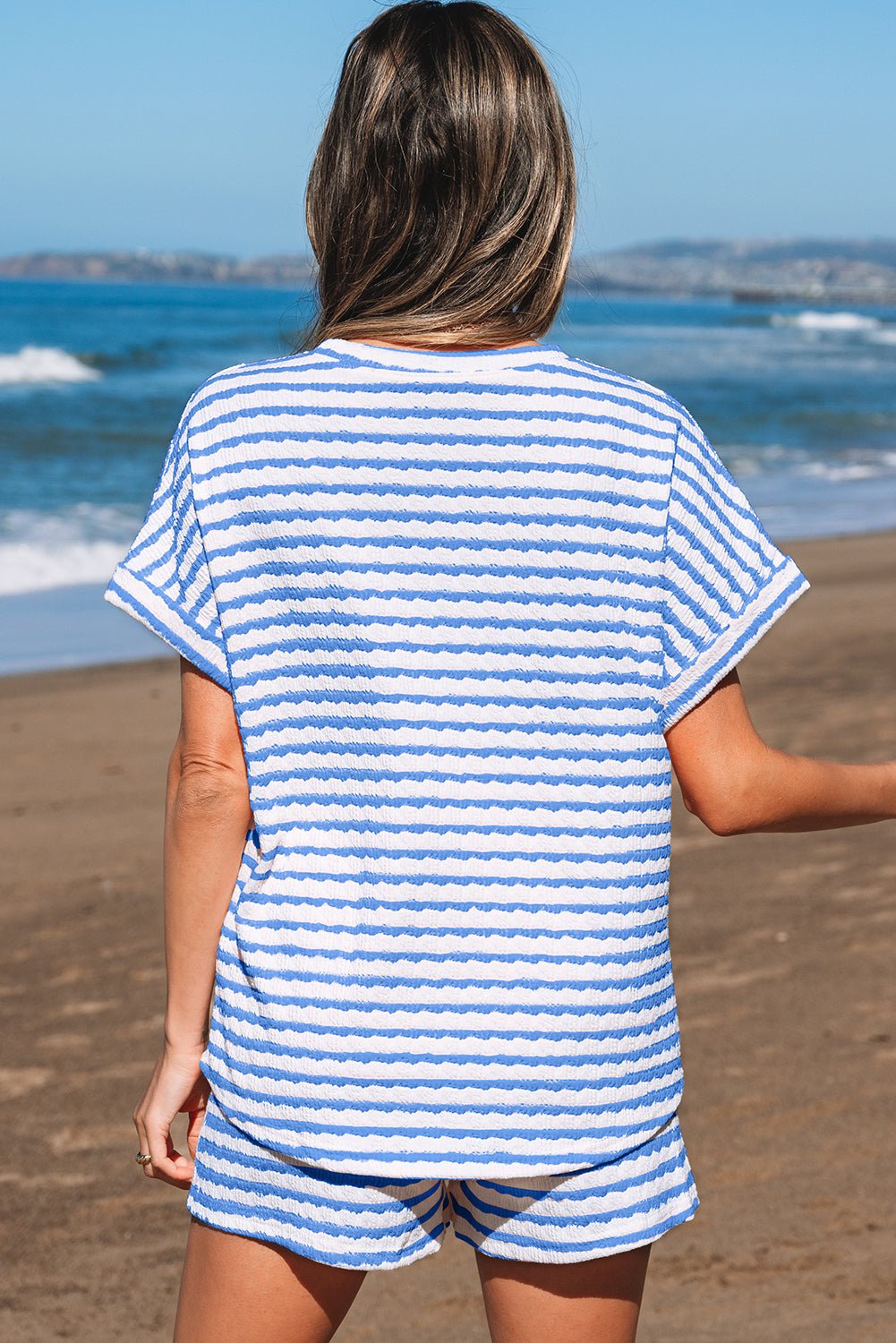 Madalyn Knitted Short Sleeve Top - Hello Beautiful BoutiqueShort SetsThreaded Pear