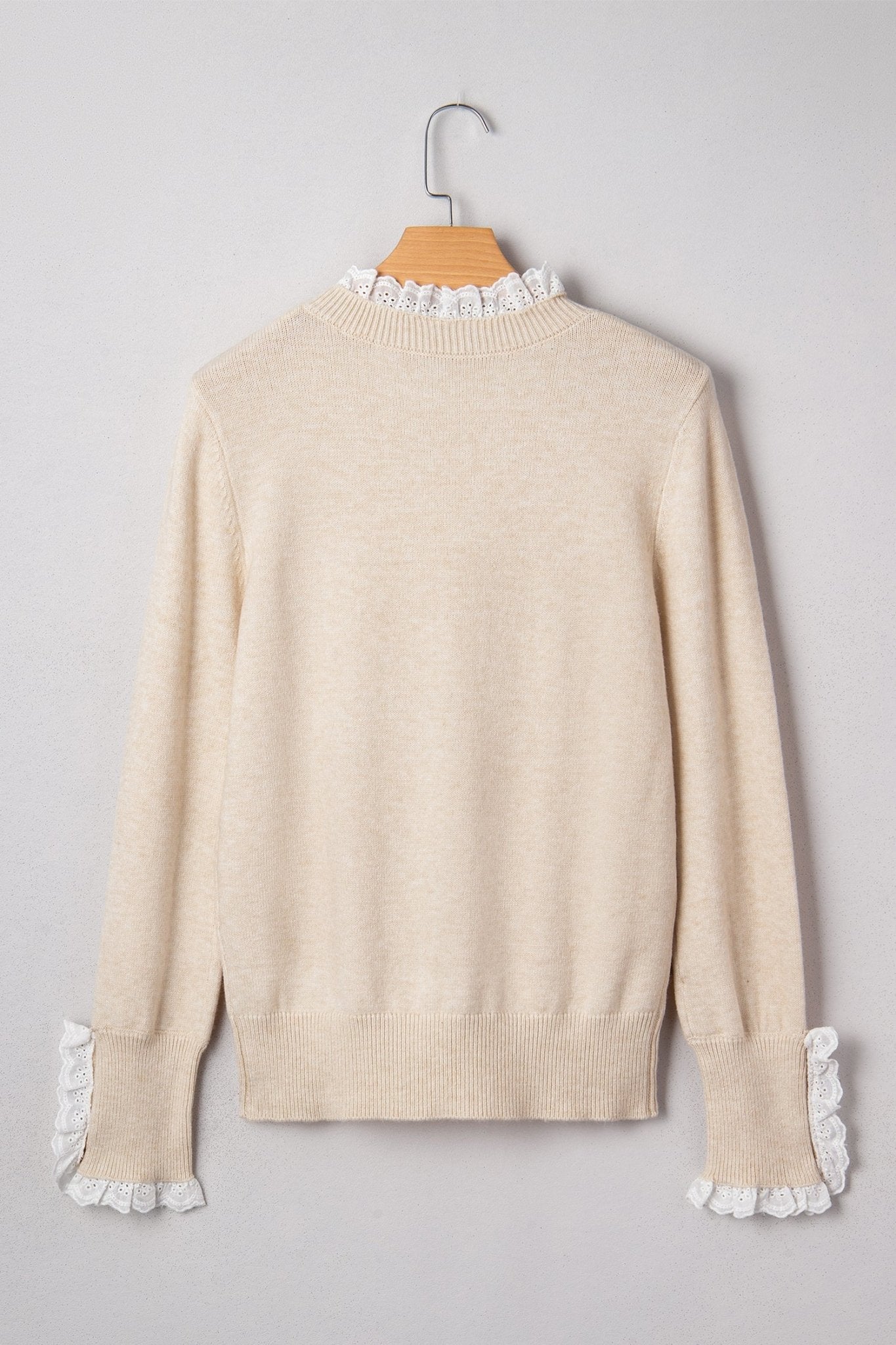 Madalyn Patchwork Cuffs Loose Sweater - Hello Beautiful BoutiqueSweatersThreaded Pear